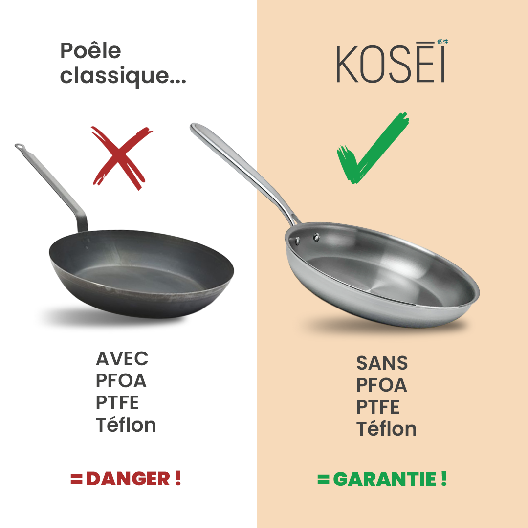 Poêle Inox - KOSEI