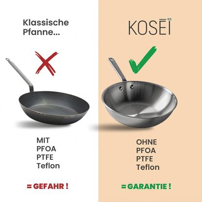 Wok Edelstahl - KOSEI