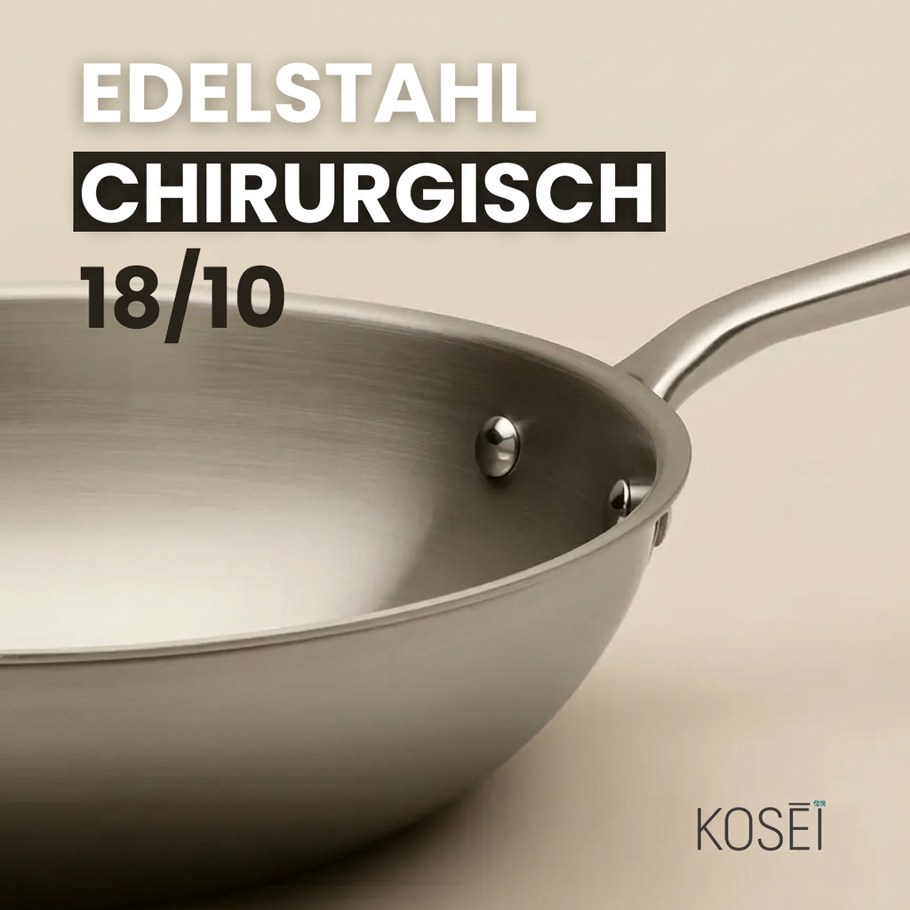 Wok Edelstahl - KOSEI