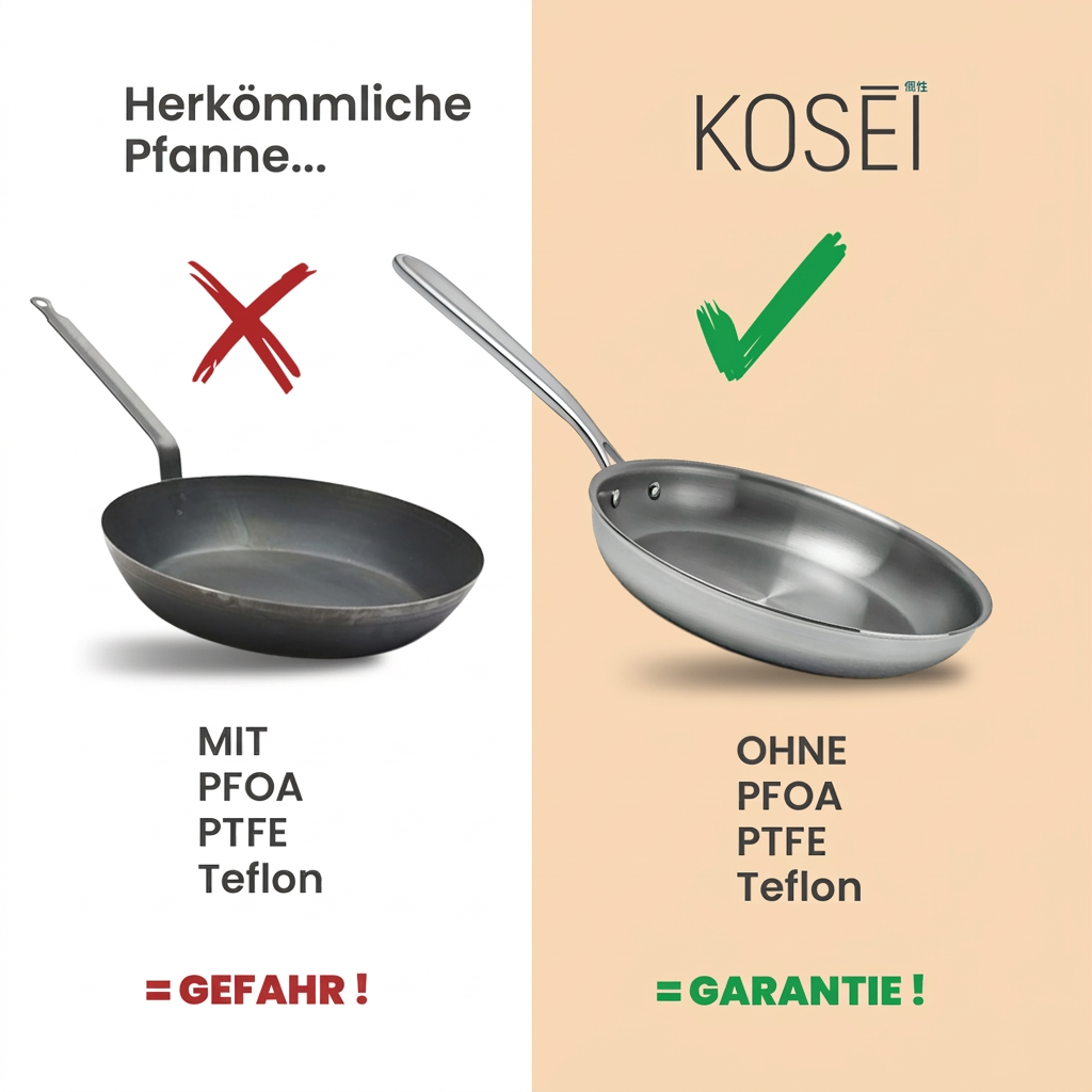Edelstahlpfanne - KOSEI