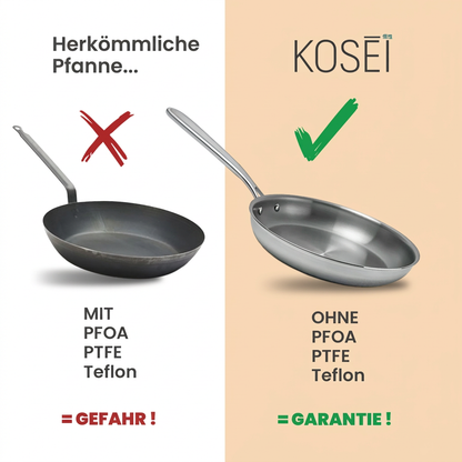 Edelstahlpfanne - KOSEI
