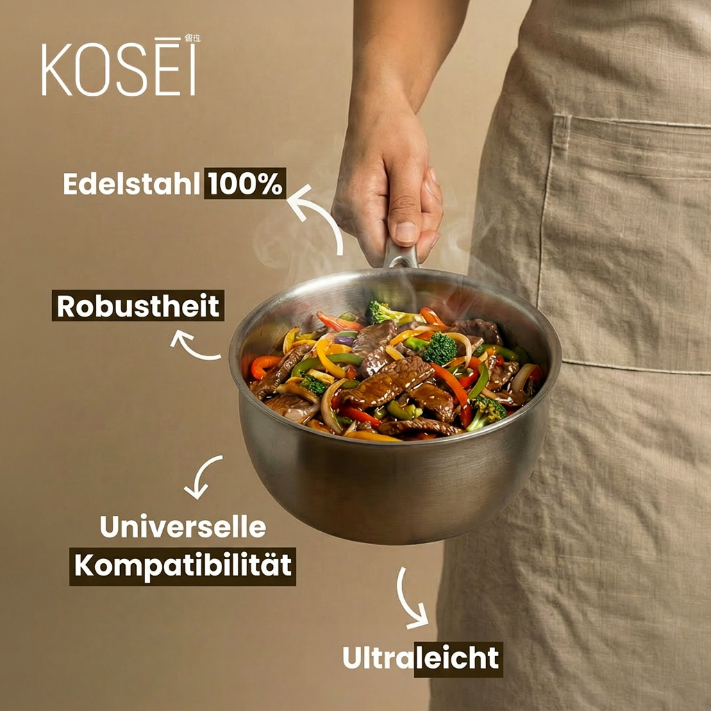 Edelstahl-Topf - KOSEI