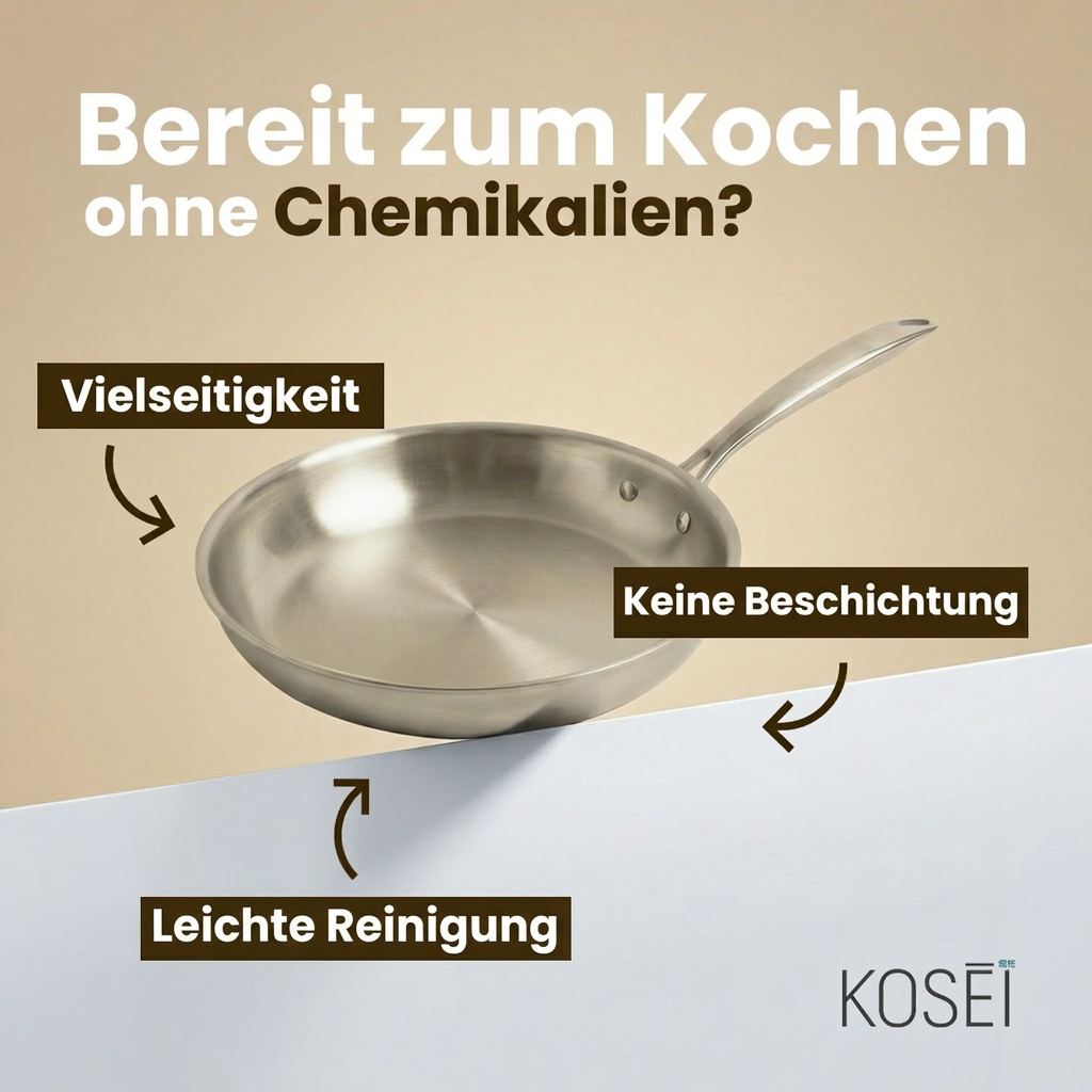 Edelstahlpfanne - KOSEI