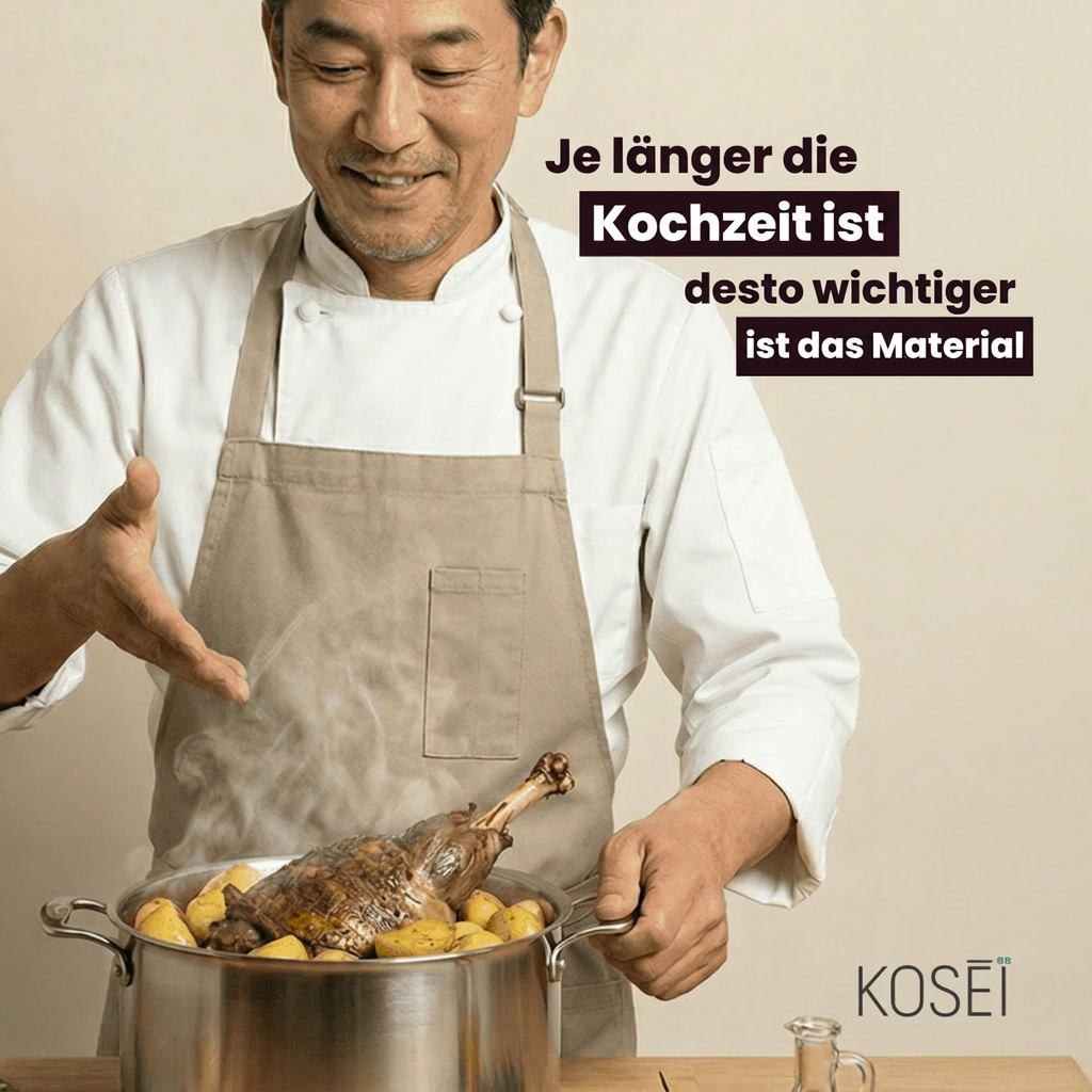 Edelstahl-Kochtopf - KOSEI
