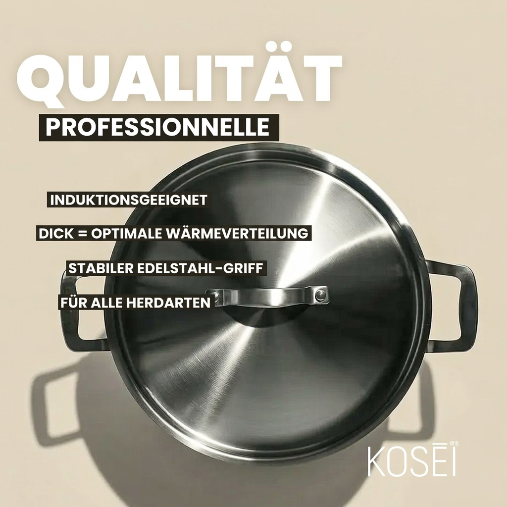Edelstahl-Kochtopf - KOSEI