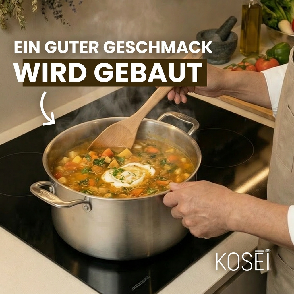 Edelstahl-Kochtopf - KOSEI