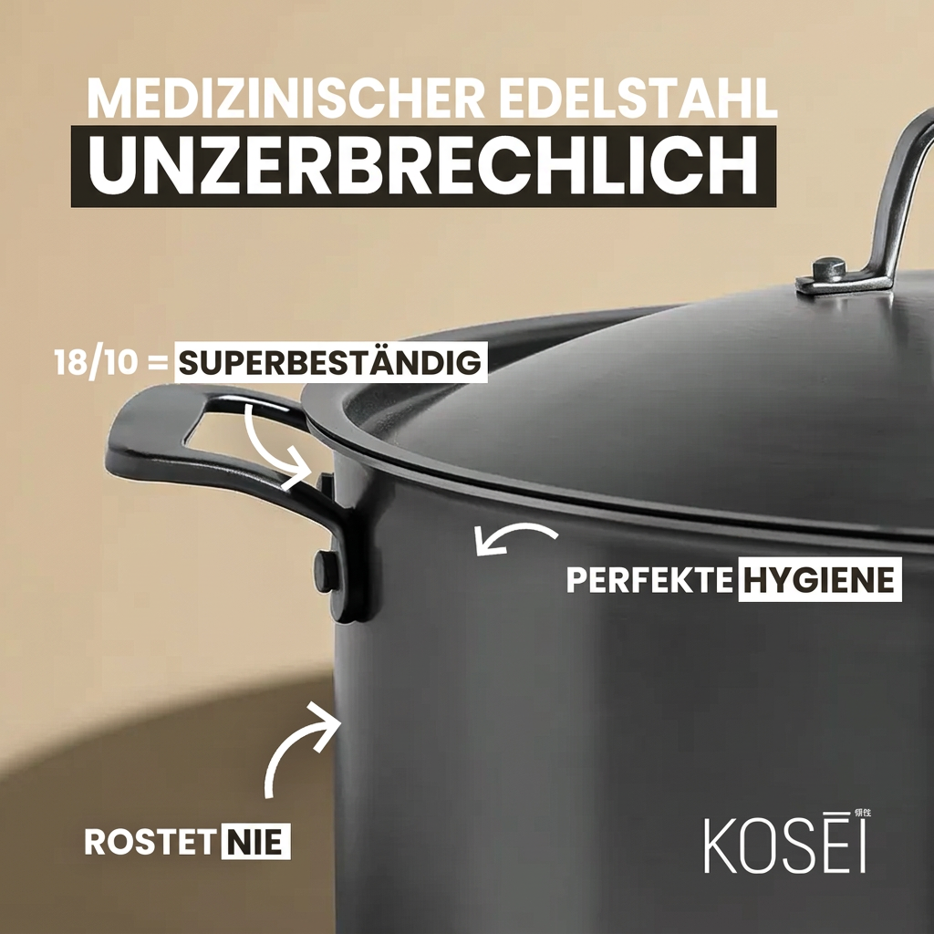 Edelstahl-Kochtopf - KOSEI